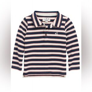 Me & Henry long-sleeve polo shirt for boys